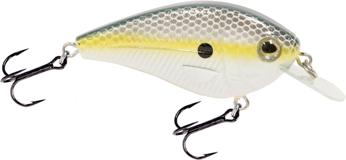 MONSTERBASS FlatMaster Chartreuse Shad