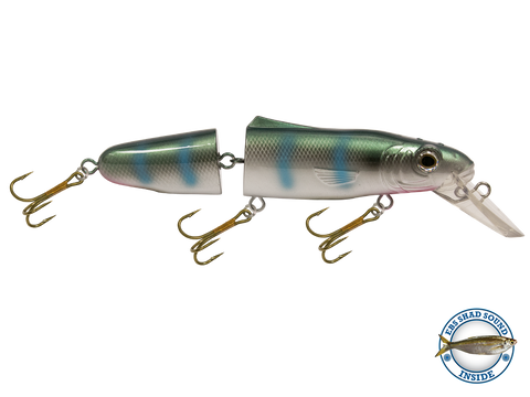 fish stick lure Livingston Lures Pounder Crankbait holo Silver Shiner